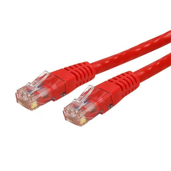 2ft Red Molded Cat6 UTP Patch Cable - ETL Verified, Startech.Com, Mfr#: C6PATCH2RD